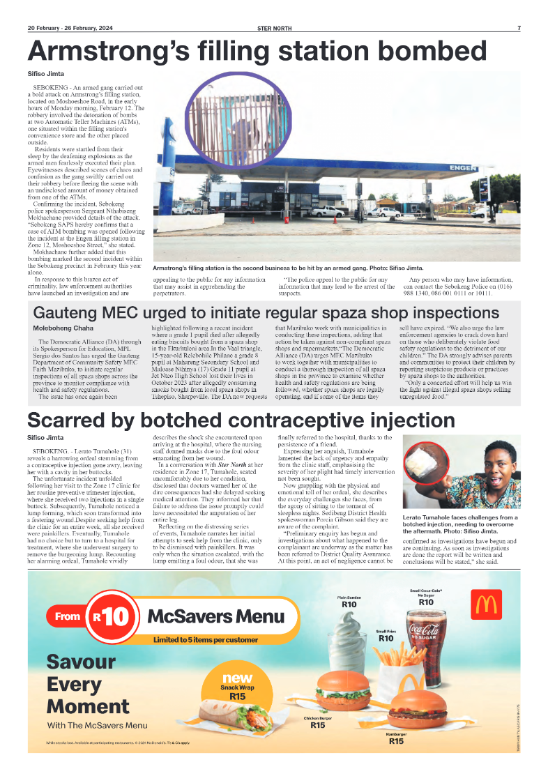 STER NORTH 20 February – 26 February, 2024 page 7