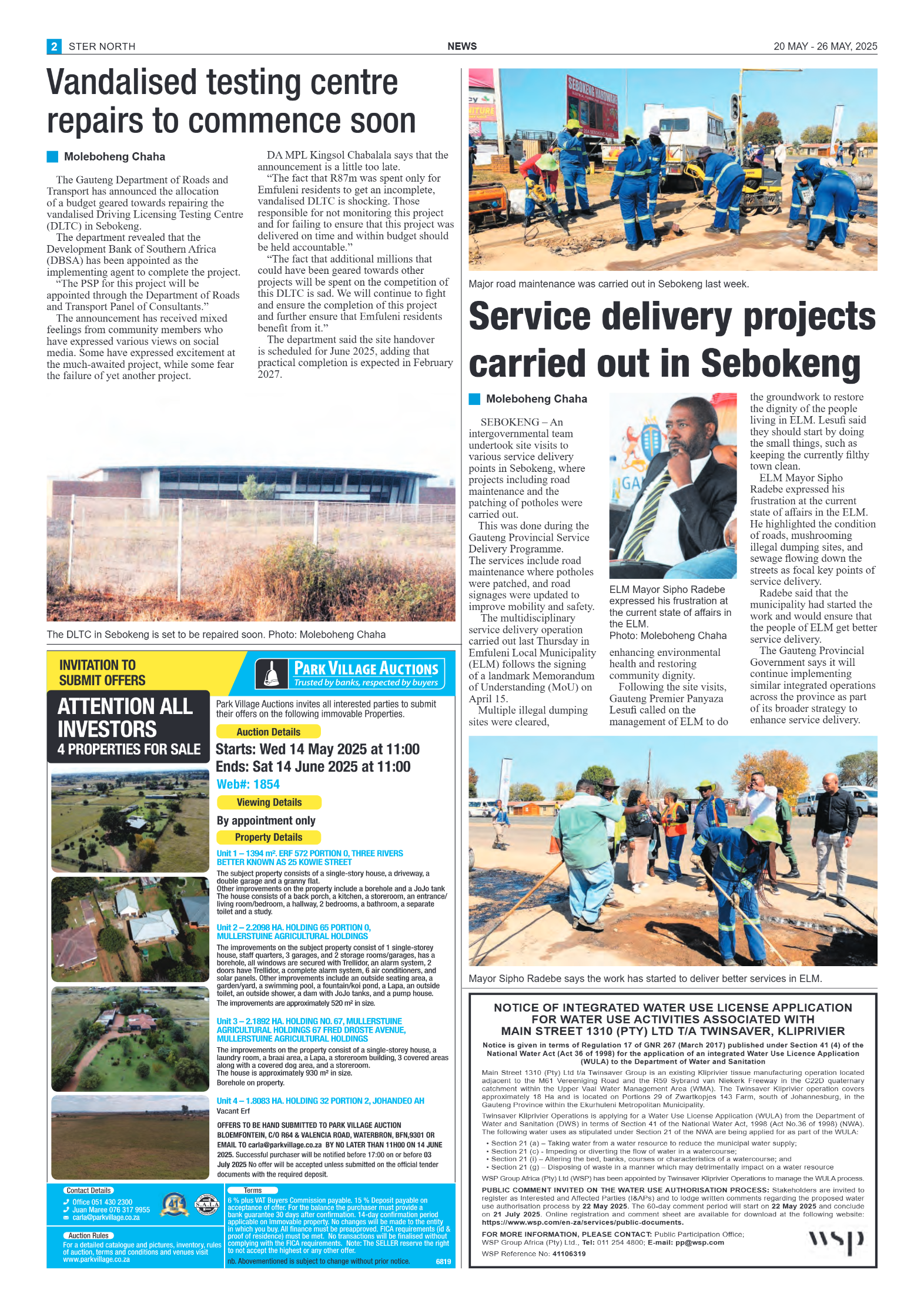 STER NORTH 20 MAY – 26 MAY, 2025 page 2