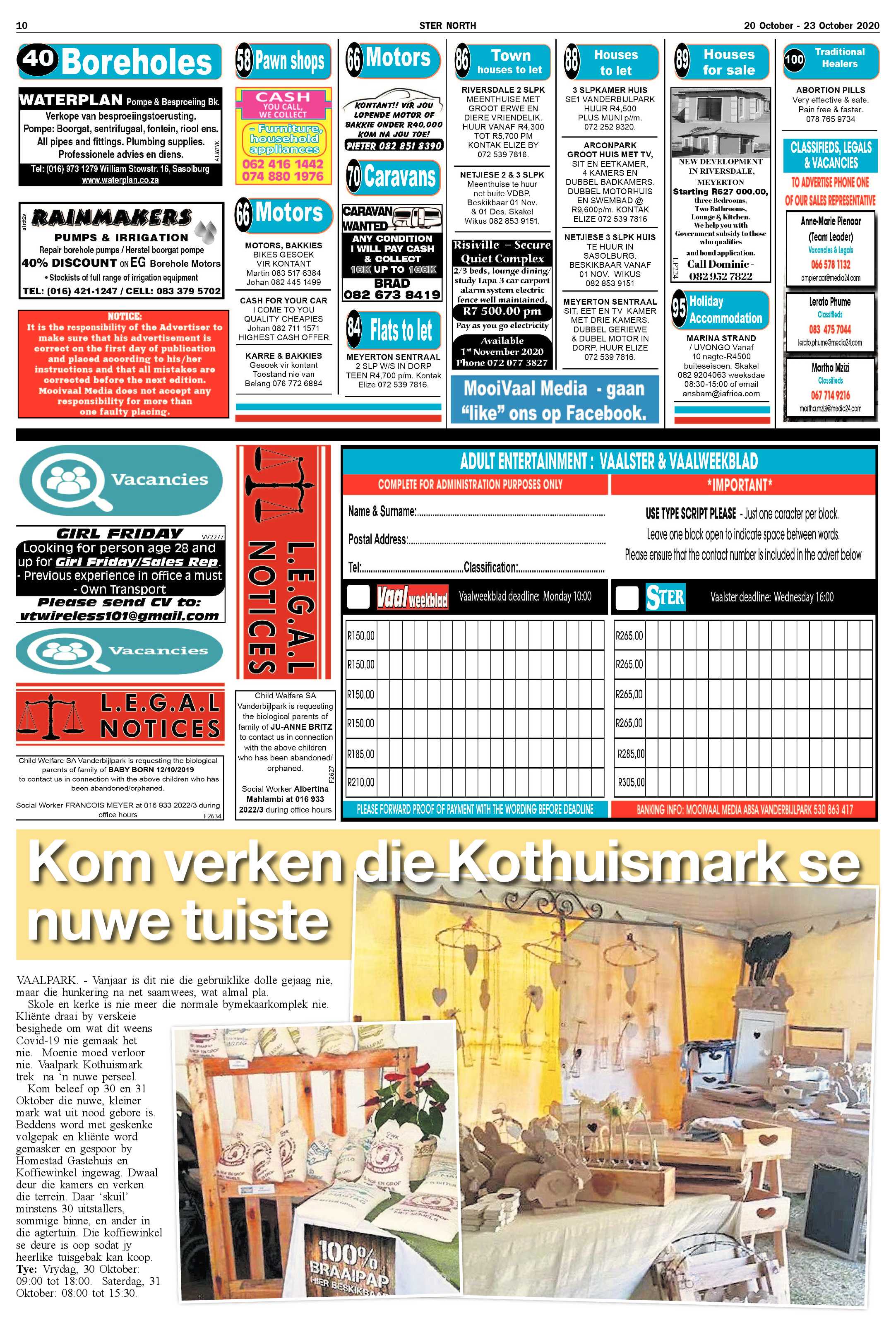 STER NORTH 20 October – 23 October 2020 page 10