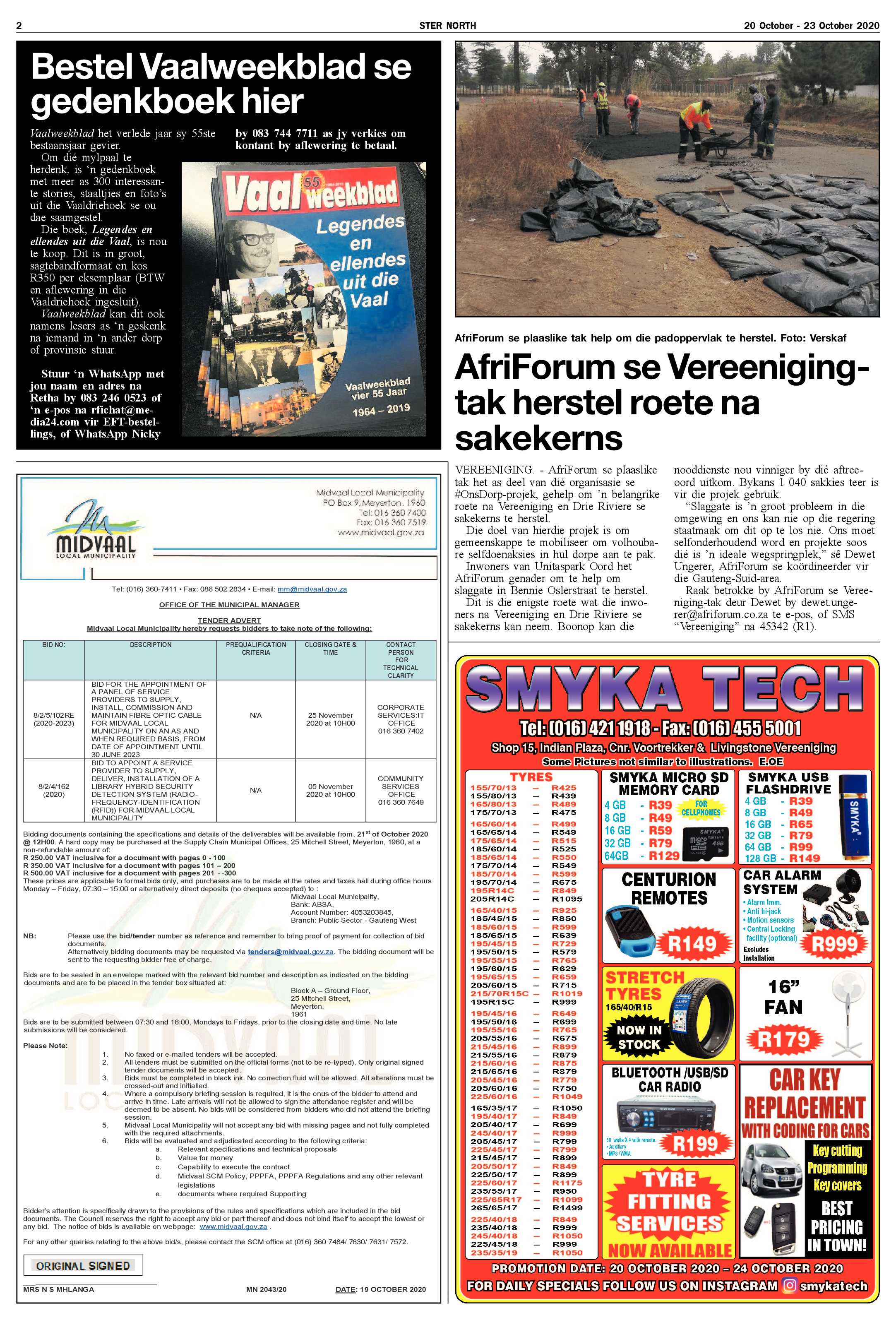 STER NORTH 20 October – 23 October 2020 page 2