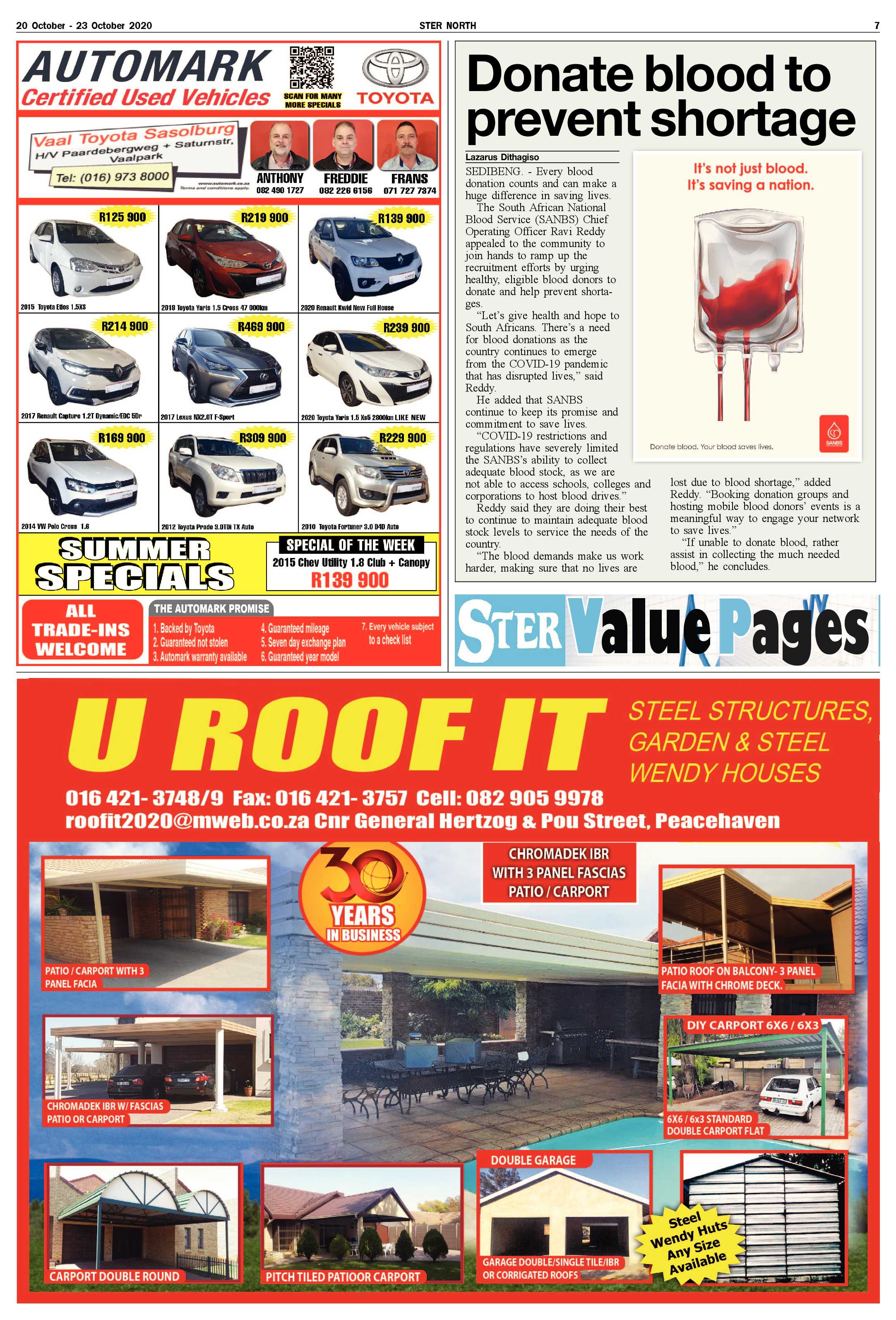 STER NORTH 20 October – 23 October 2020 page 7