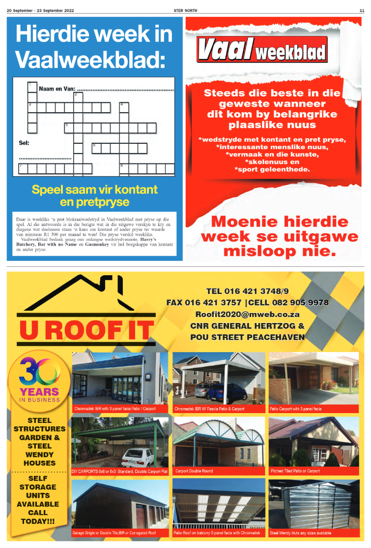 STER NORTH 20 September – 23 September 2022 page 11