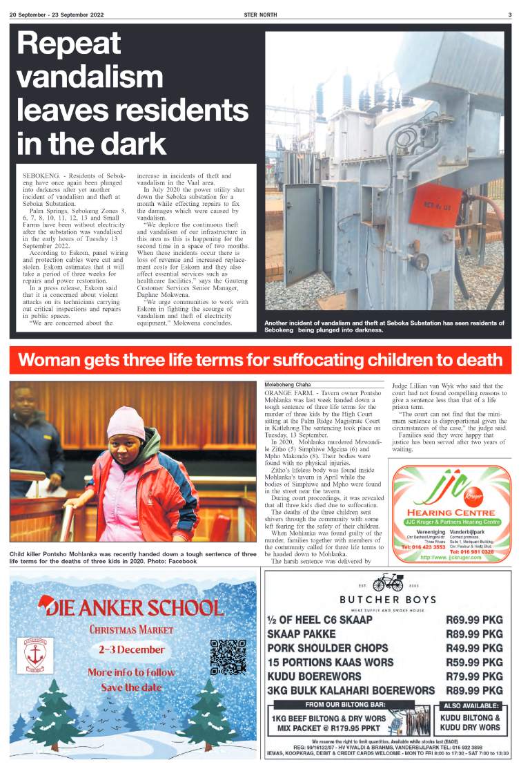 STER NORTH 20 September – 23 September 2022 page 3