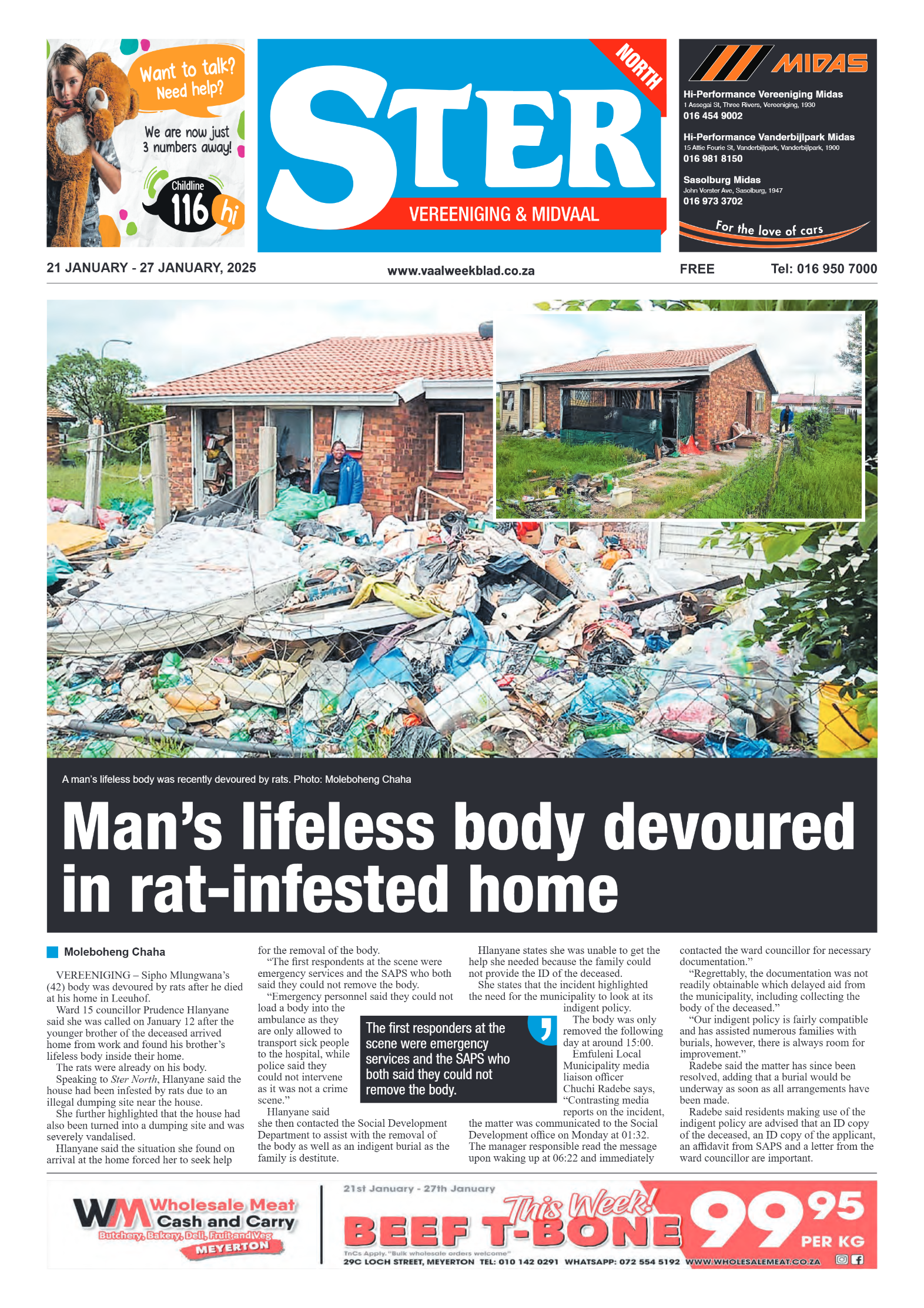 STER NORTH 21 JANUARY – 27 JANUARY, 2025 page 1