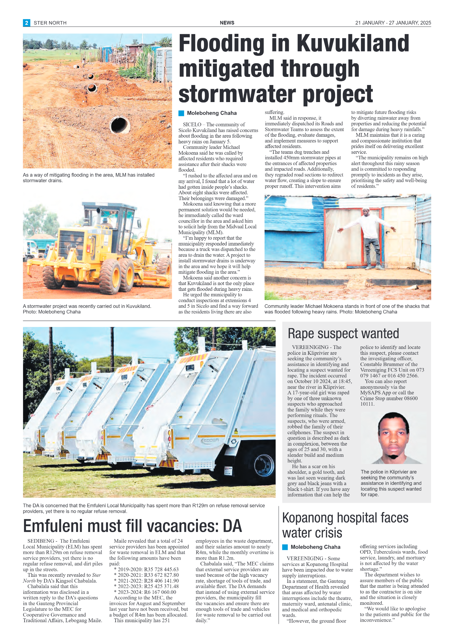 STER NORTH 21 JANUARY – 27 JANUARY, 2025 page 2