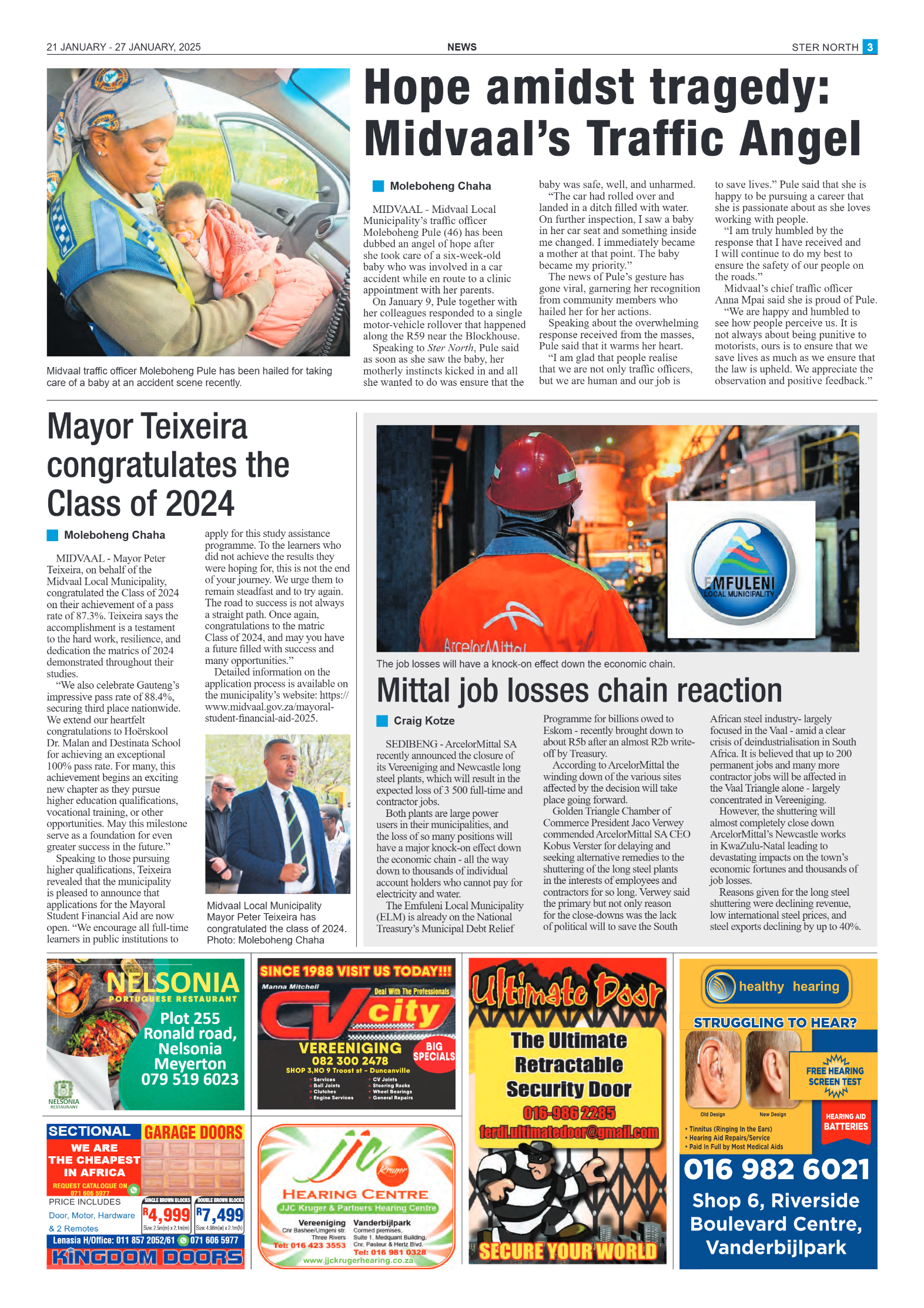 STER NORTH 21 JANUARY – 27 JANUARY, 2025 page 3
