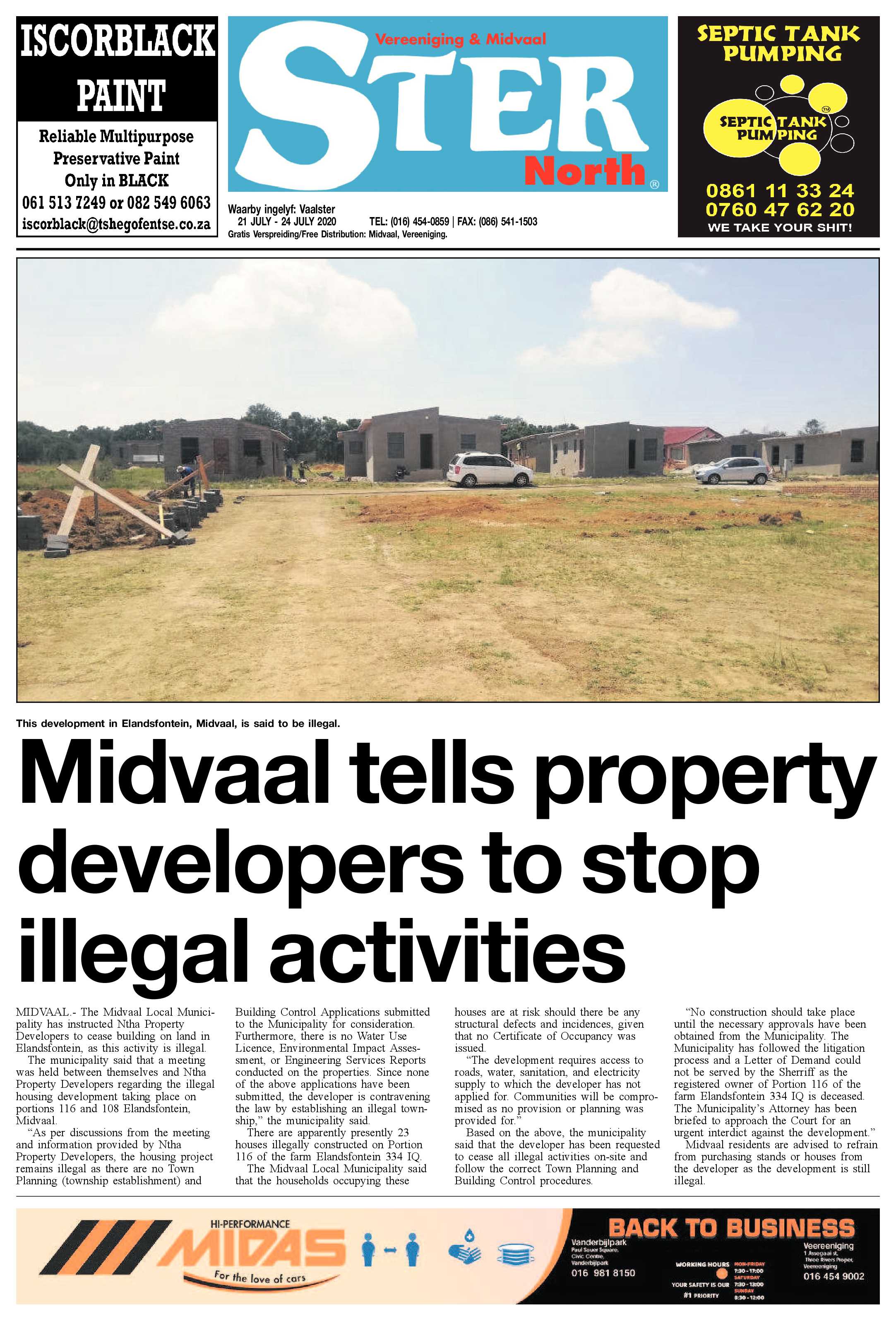 NORTH STER 21 JULY – 24 JULY 2020 page 1