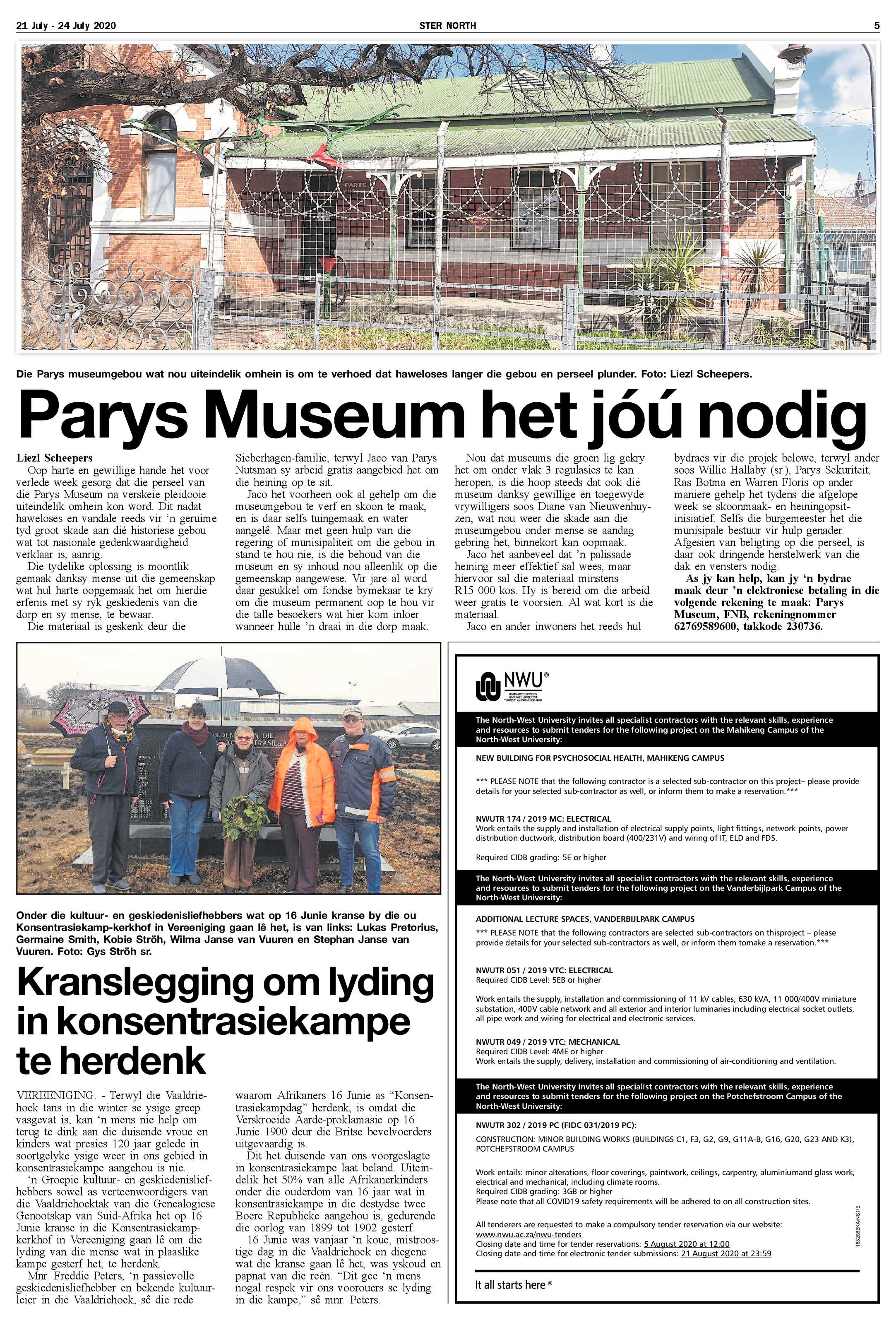 NORTH STER 21 JULY – 24 JULY 2020 page 5