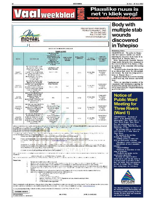STER NORTH 21 June – 24 June 2022 page 16