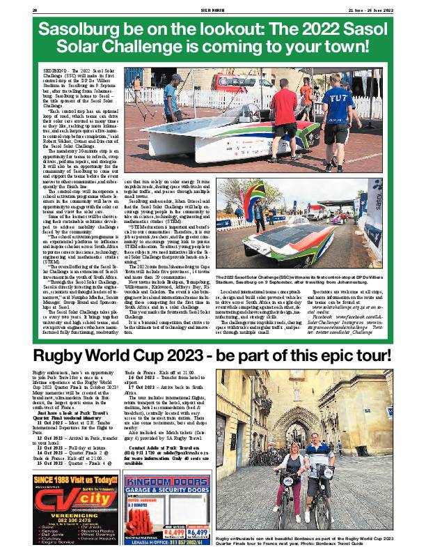 STER NORTH 21 June – 24 June 2022 page 17