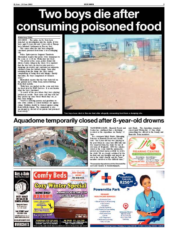 STER NORTH 21 June – 24 June 2022 page 3