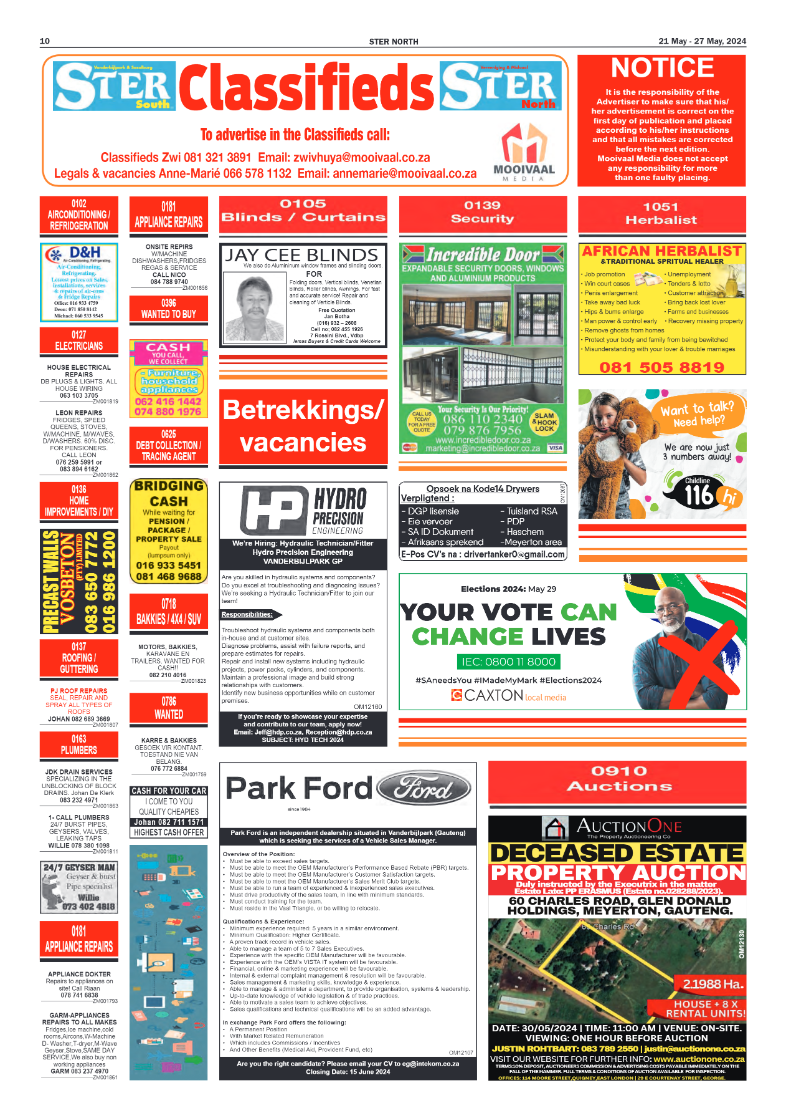 STER NORTH 21 May – 27 May, 2024 page 10