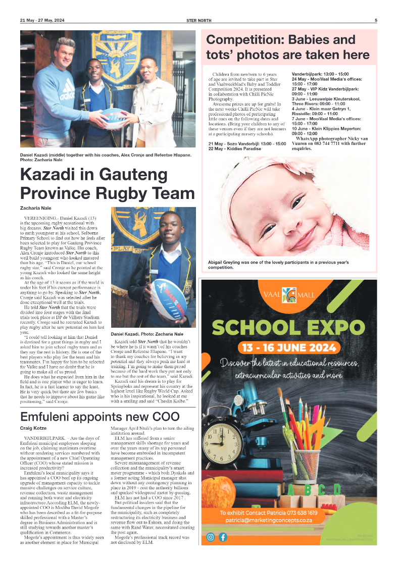 STER NORTH 21 May – 27 May, 2024 page 5