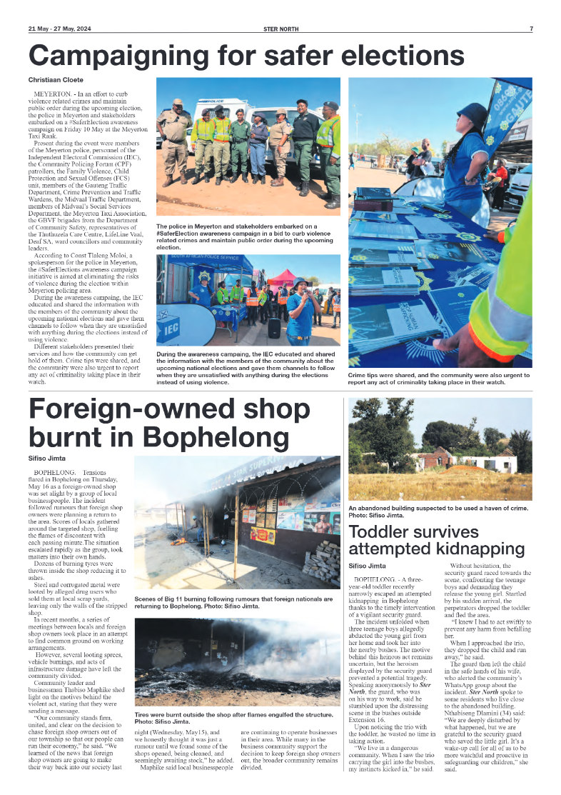 STER NORTH 21 May – 27 May, 2024 page 7
