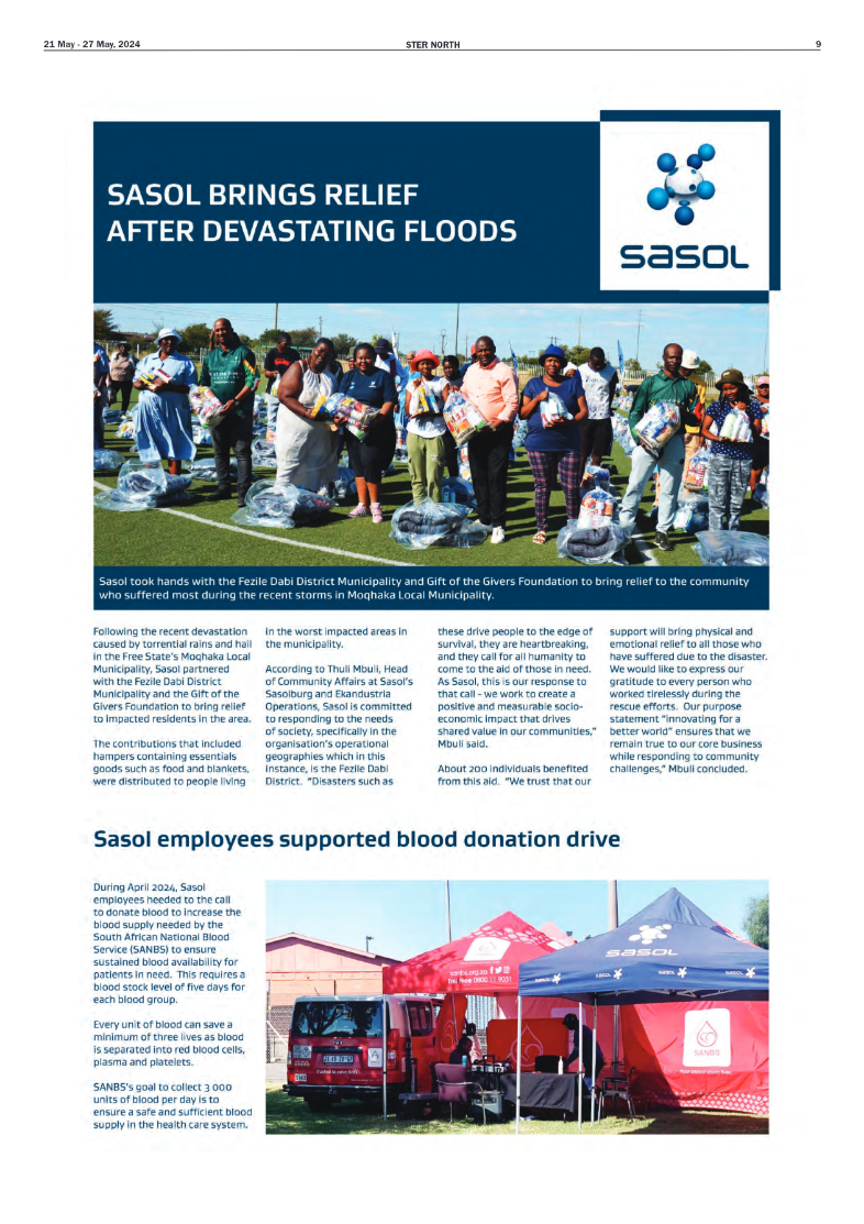 STER NORTH 21 May – 27 May, 2024 page 9