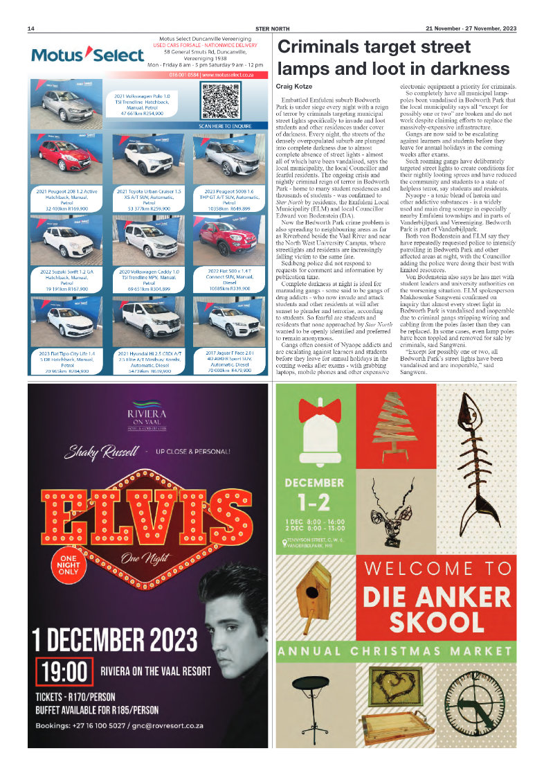 STER NORTH 21 November – 27 November, 2023 page 18