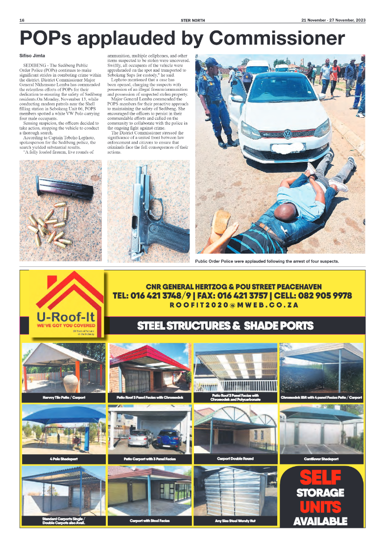 STER NORTH 21 November – 27 November, 2023 page 20
