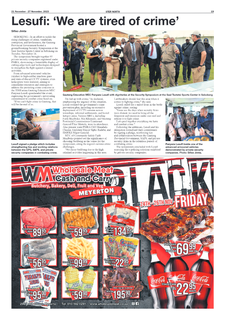 STER NORTH 21 November – 27 November, 2023 page 23