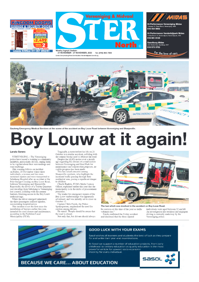 STER NORTH 21 November – 27 November, 2023 page 5