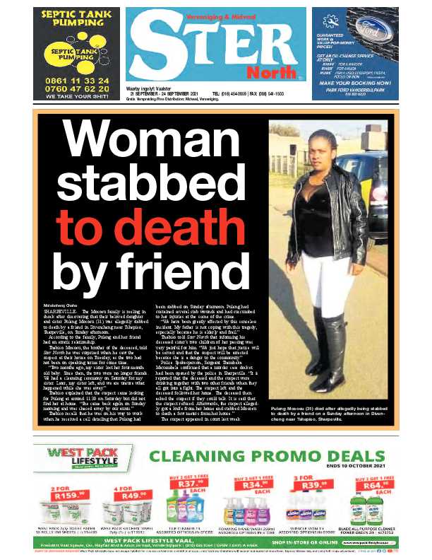 STER NORTH 21 September – 24 September 2021 page 1