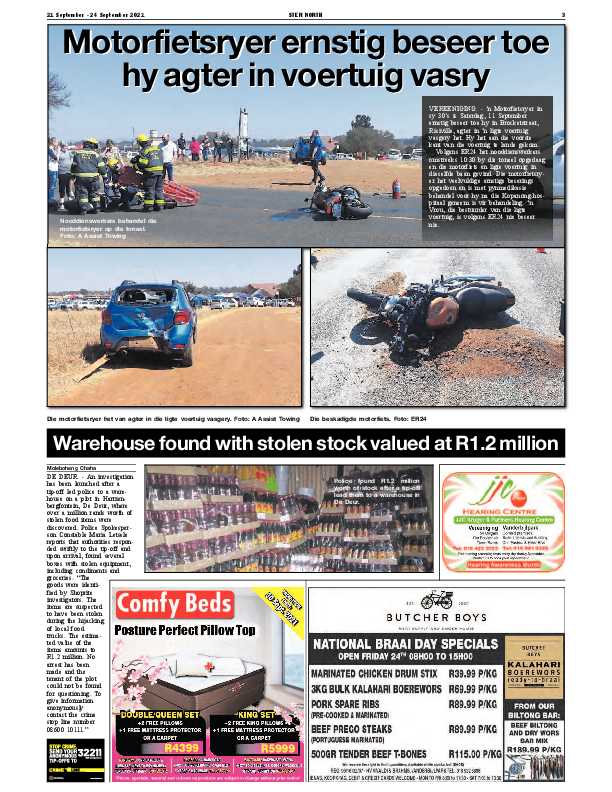 STER NORTH 21 September – 24 September 2021 page 3