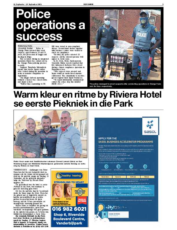 STER NORTH 21 September – 24 September 2021 page 5