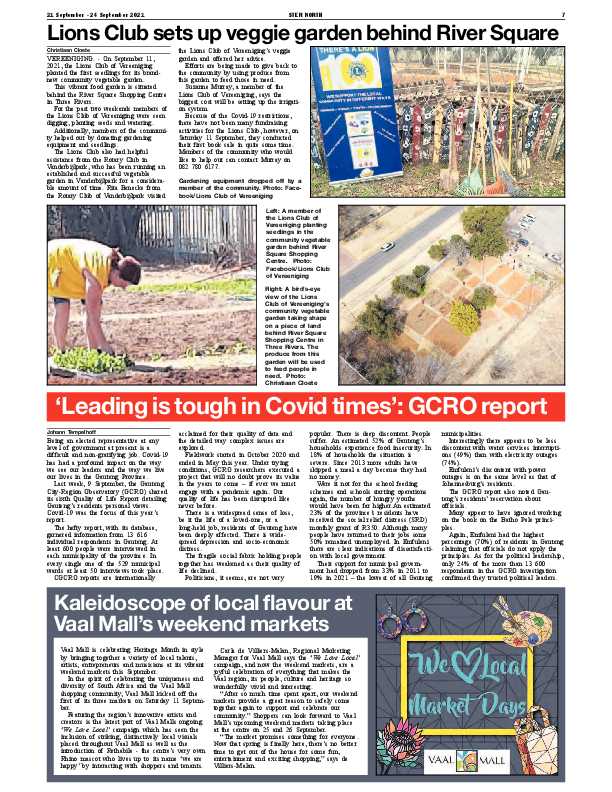STER NORTH 21 September – 24 September 2021 page 7