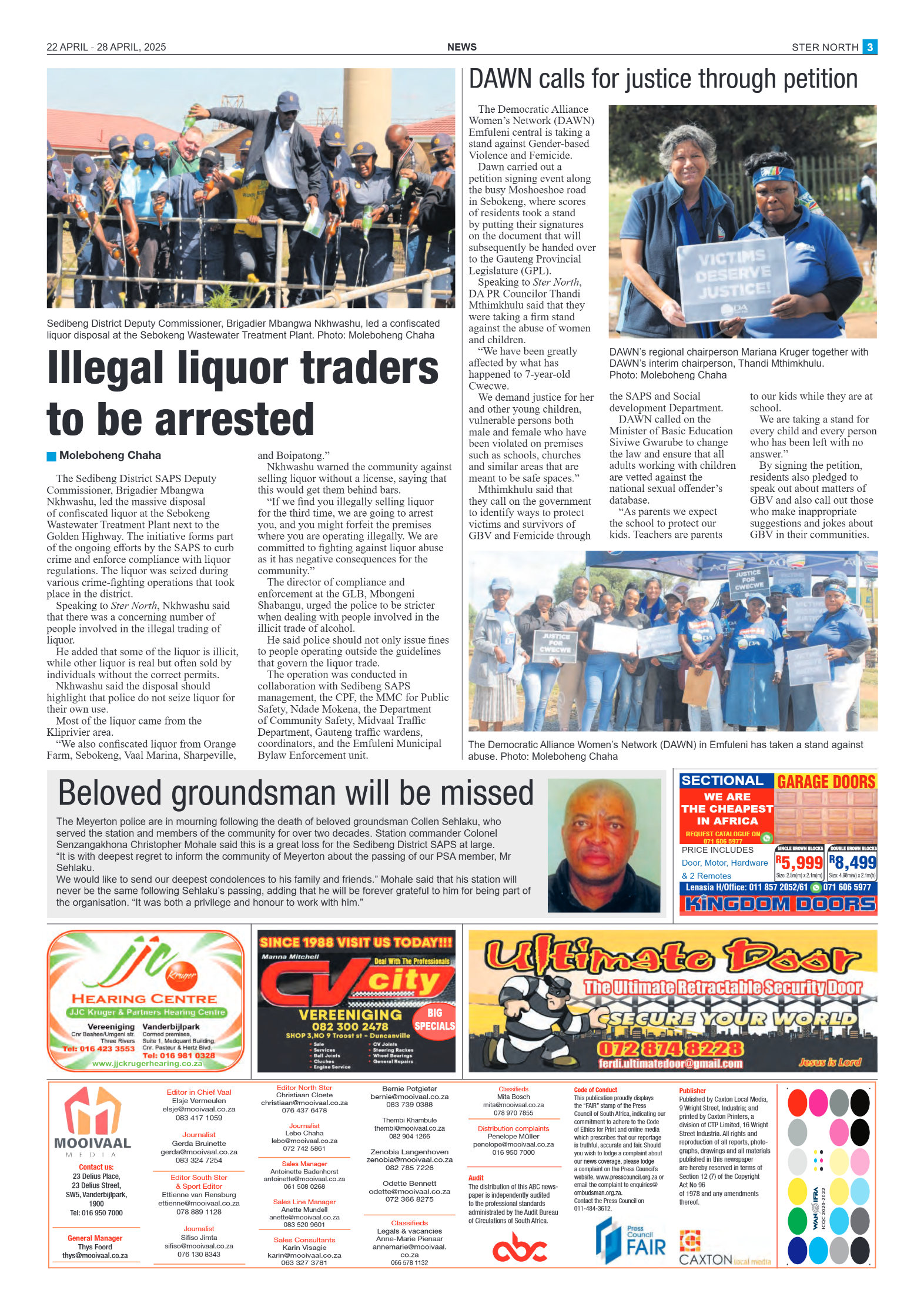 STER NORTH 22 APRIL – 28 APRIL, 2025 page 3