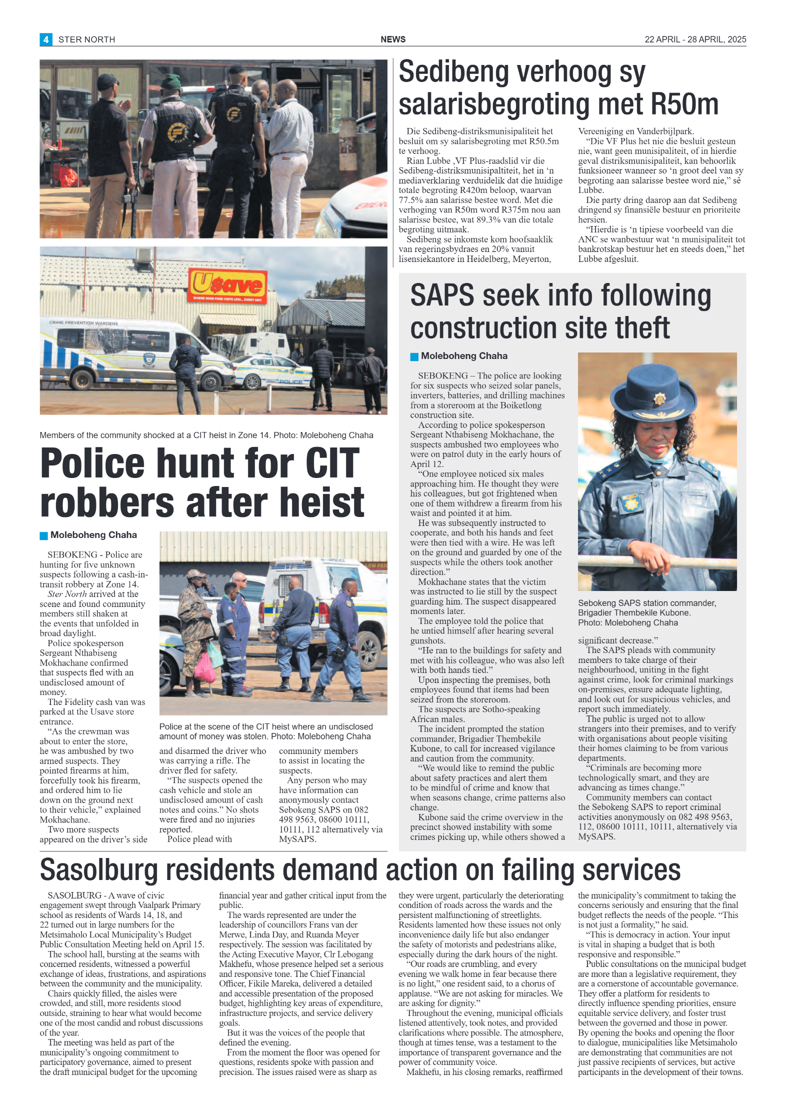 STER NORTH 22 APRIL – 28 APRIL, 2025 page 4