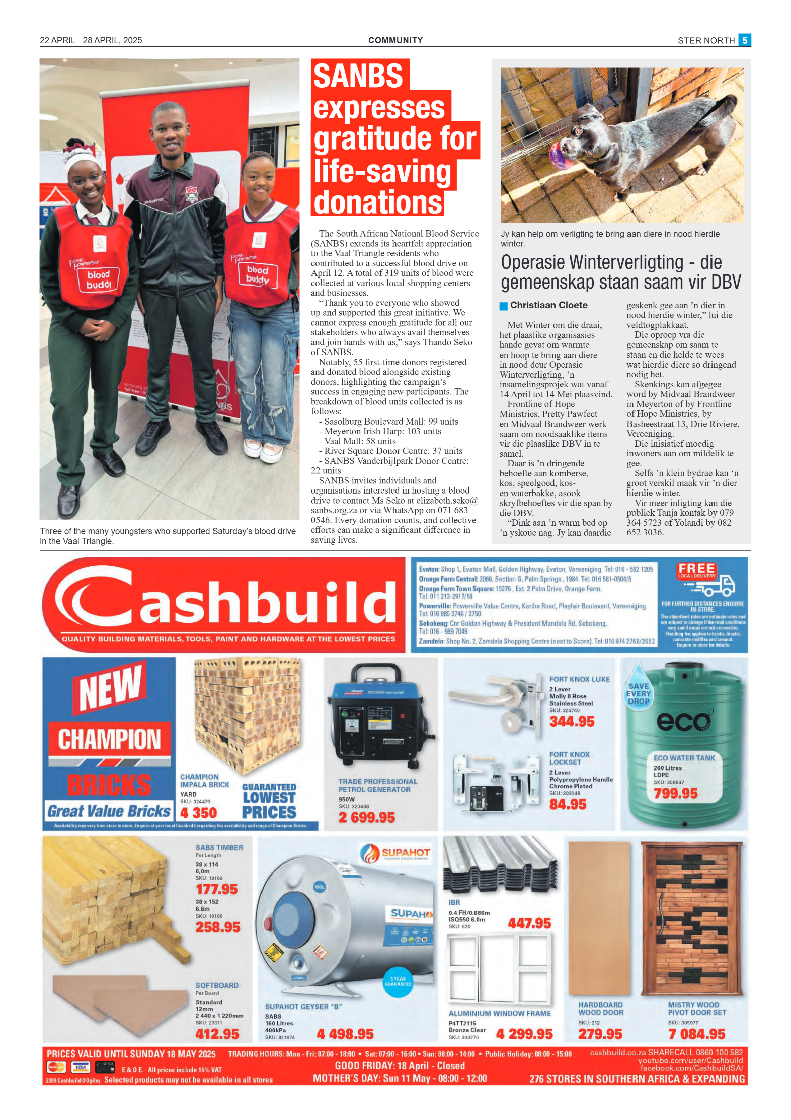 STER NORTH 22 APRIL – 28 APRIL, 2025 page 5