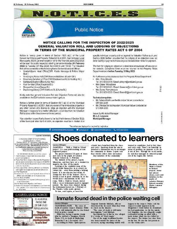 STER NORTH 22 February – 25 February 2022 page 17