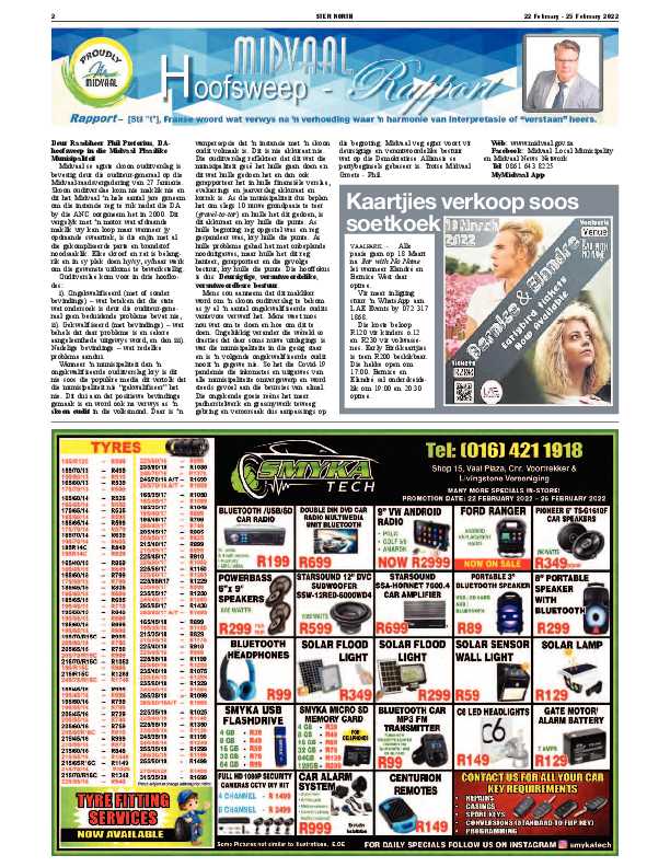 STER NORTH 22 February – 25 February 2022 page 2