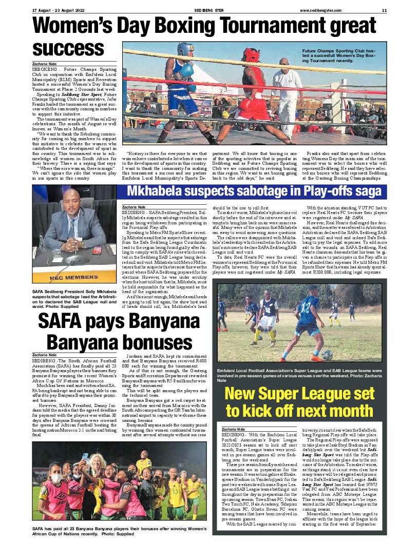 STER NORTH 23 August – 26 August 2022 page 12