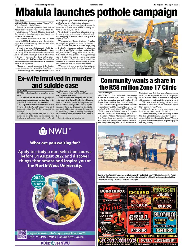 STER NORTH 23 August – 26 August 2022 page 2
