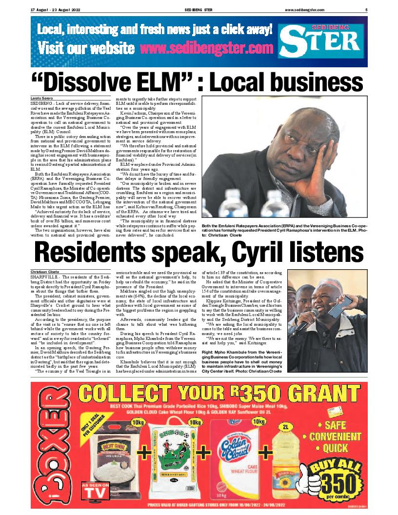 STER NORTH 23 August – 26 August 2022 page 5