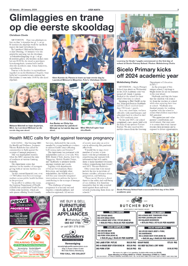 STER NORTH 23 January – 29 January, 2024 page 3