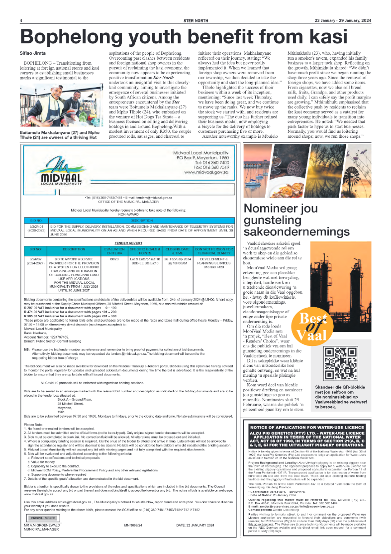 STER NORTH 23 January – 29 January, 2024 page 4