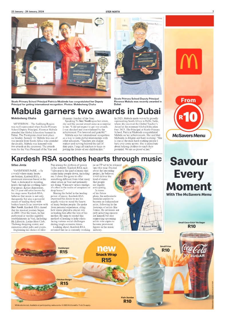 STER NORTH 23 January – 29 January, 2024 page 6