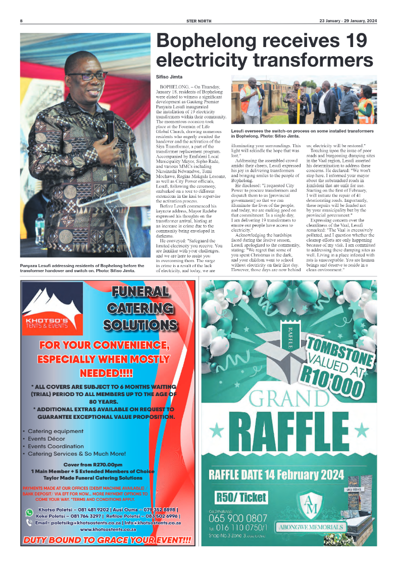 STER NORTH 23 January – 29 January, 2024 page 7