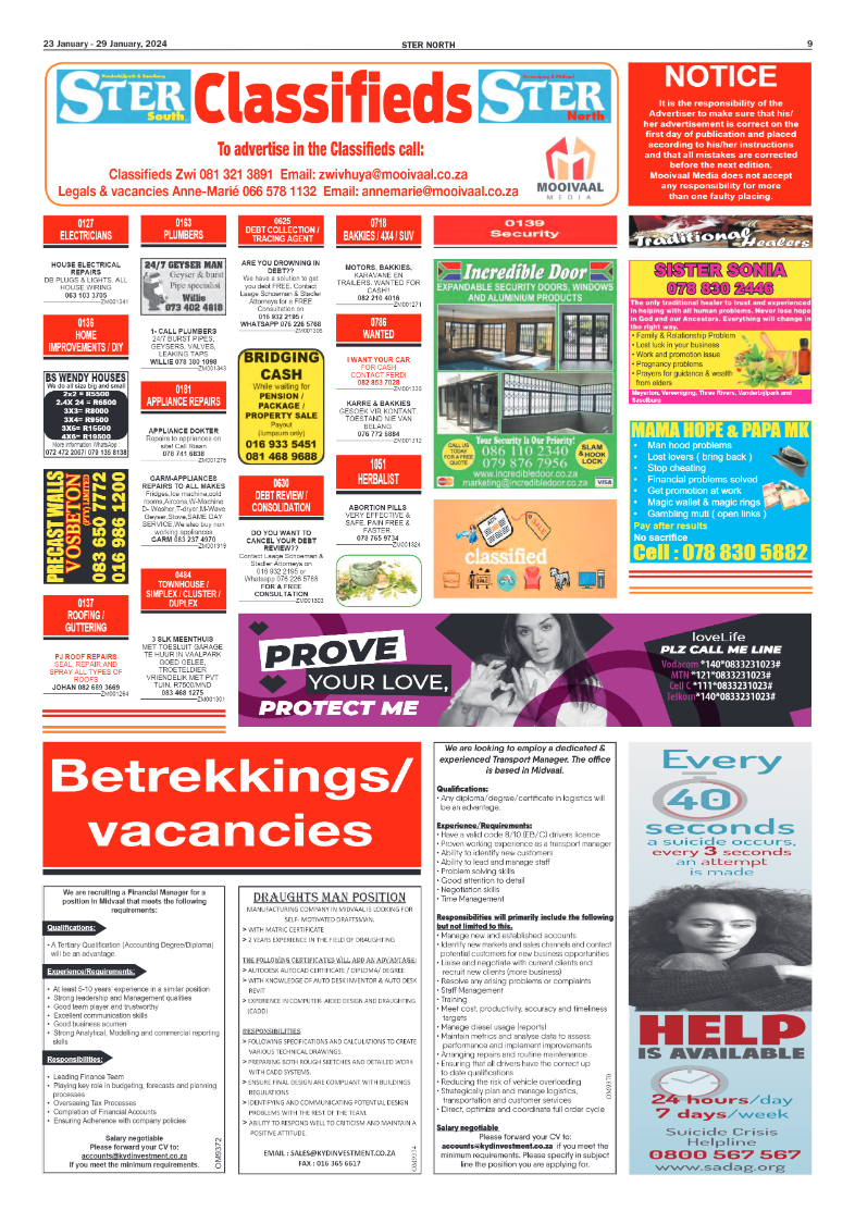 STER NORTH 23 January – 29 January, 2024 page 8