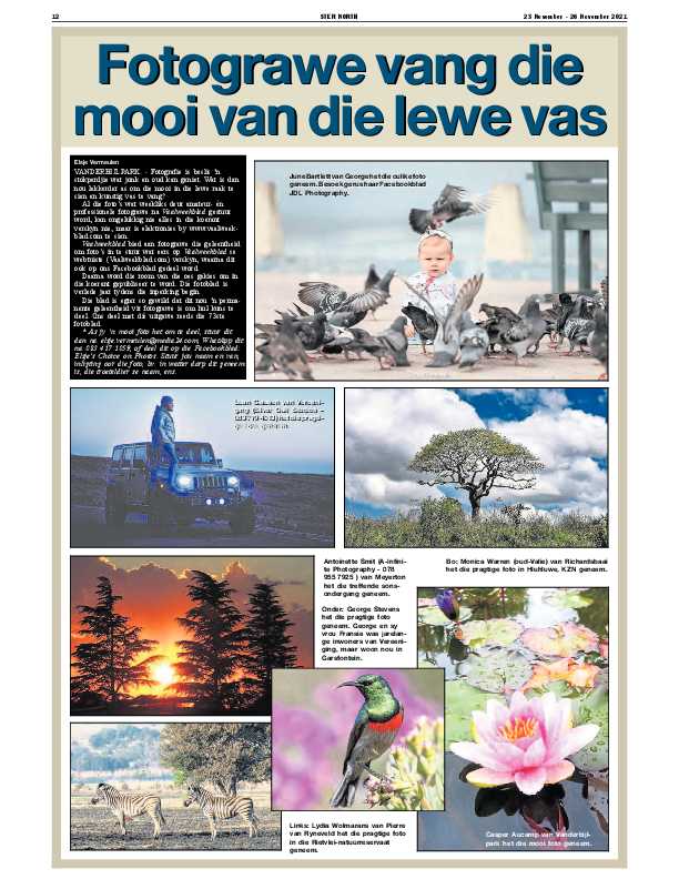 STER NORTH 23 November – 26 November 2021 page 12