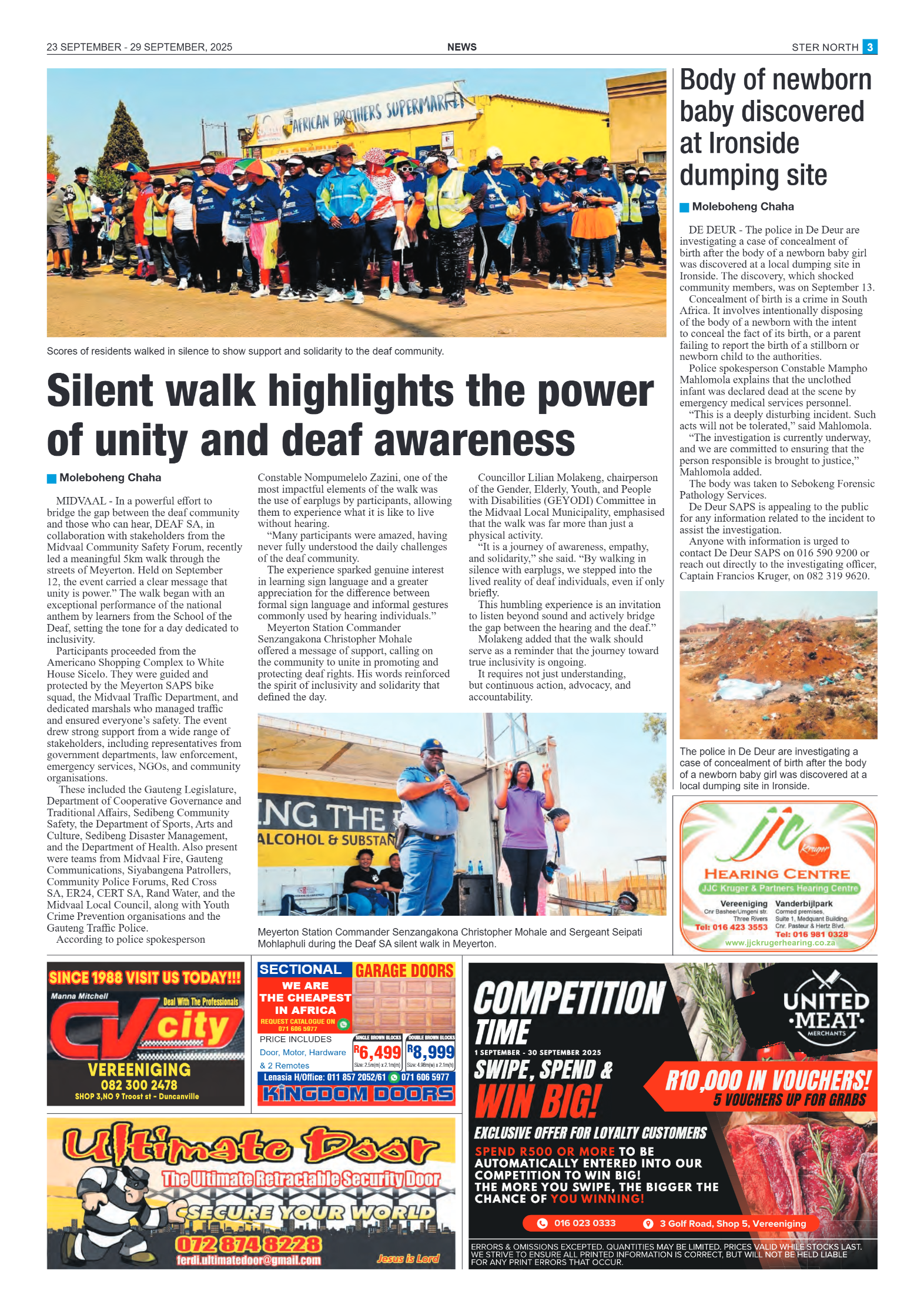 STER NORTH 23 SEPTEMBER – 29 SEPTEMBER, 2025 page 3