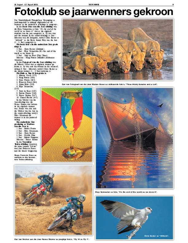 STER NORTH 24 August – 27 August 2021 page 8