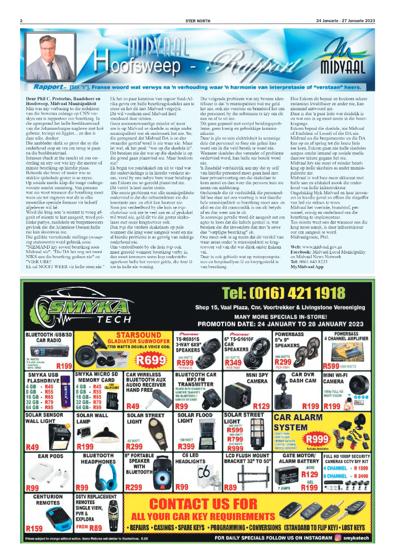 STER NORTH 24 Januarie – 27 Januarie 2023 page 2