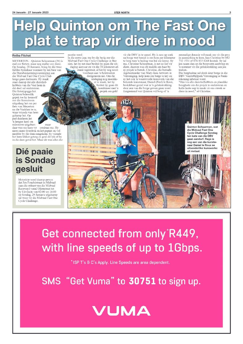 STER NORTH 24 Januarie – 27 Januarie 2023 page 3