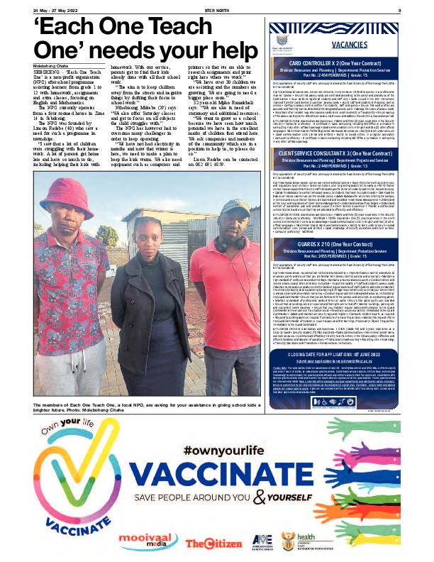 STER NORTH 24 May – 27 May 2022 page 9