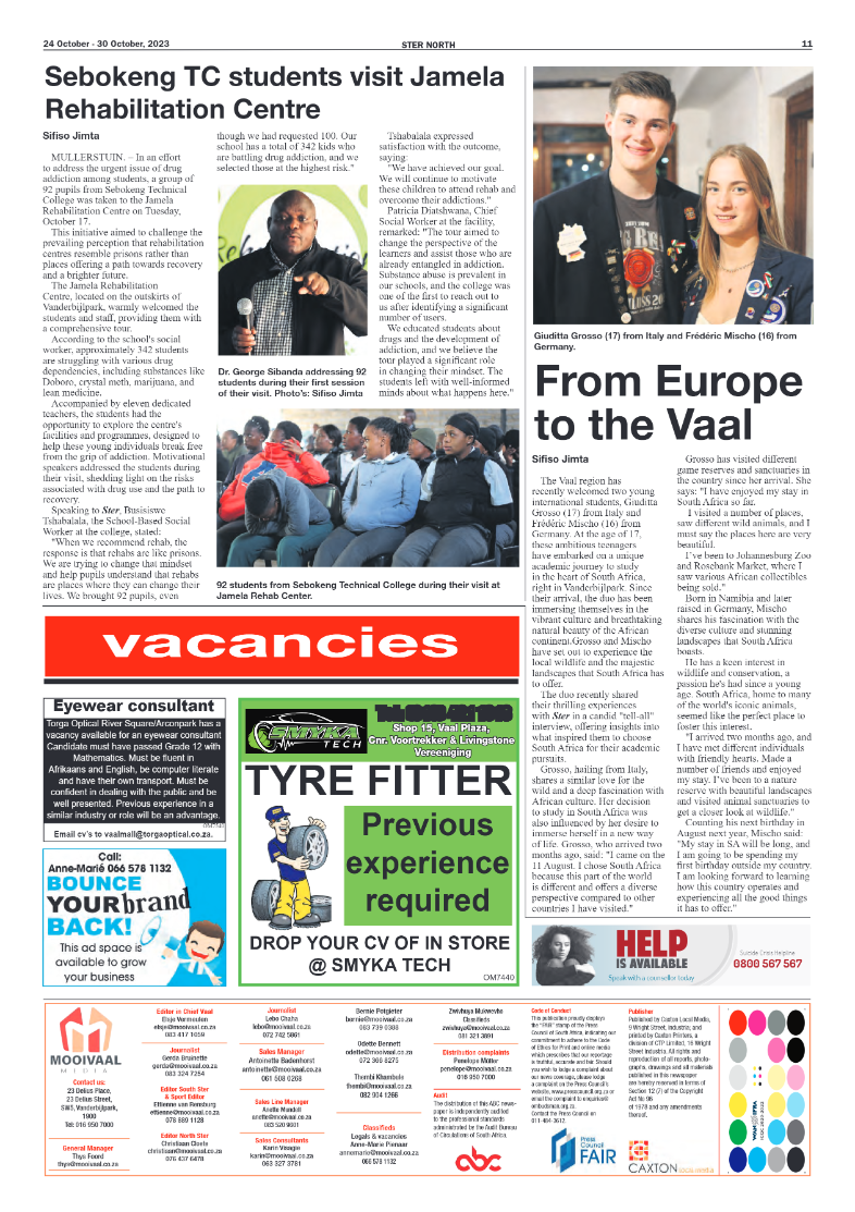 STER NORTH 24 October – 30 October, 2023 page 11