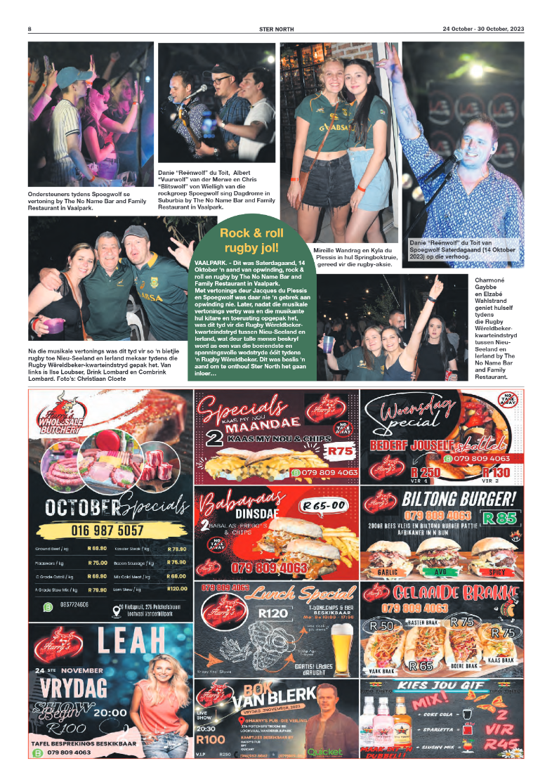 STER NORTH 24 October – 30 October, 2023 page 8
