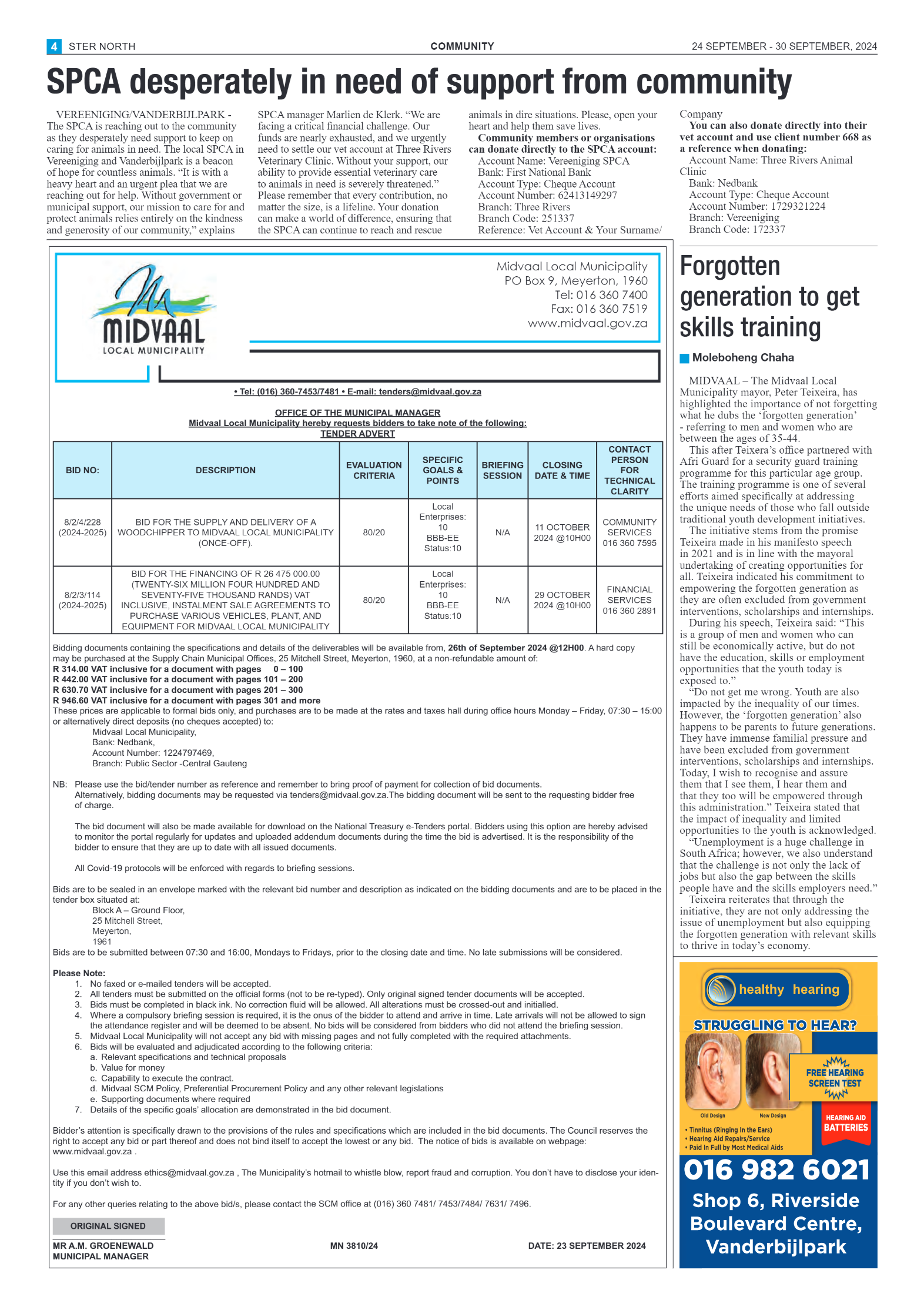 STER NORTH 24 SEPTEMBER – 30 SEPTEMBER, 2024 page 4
