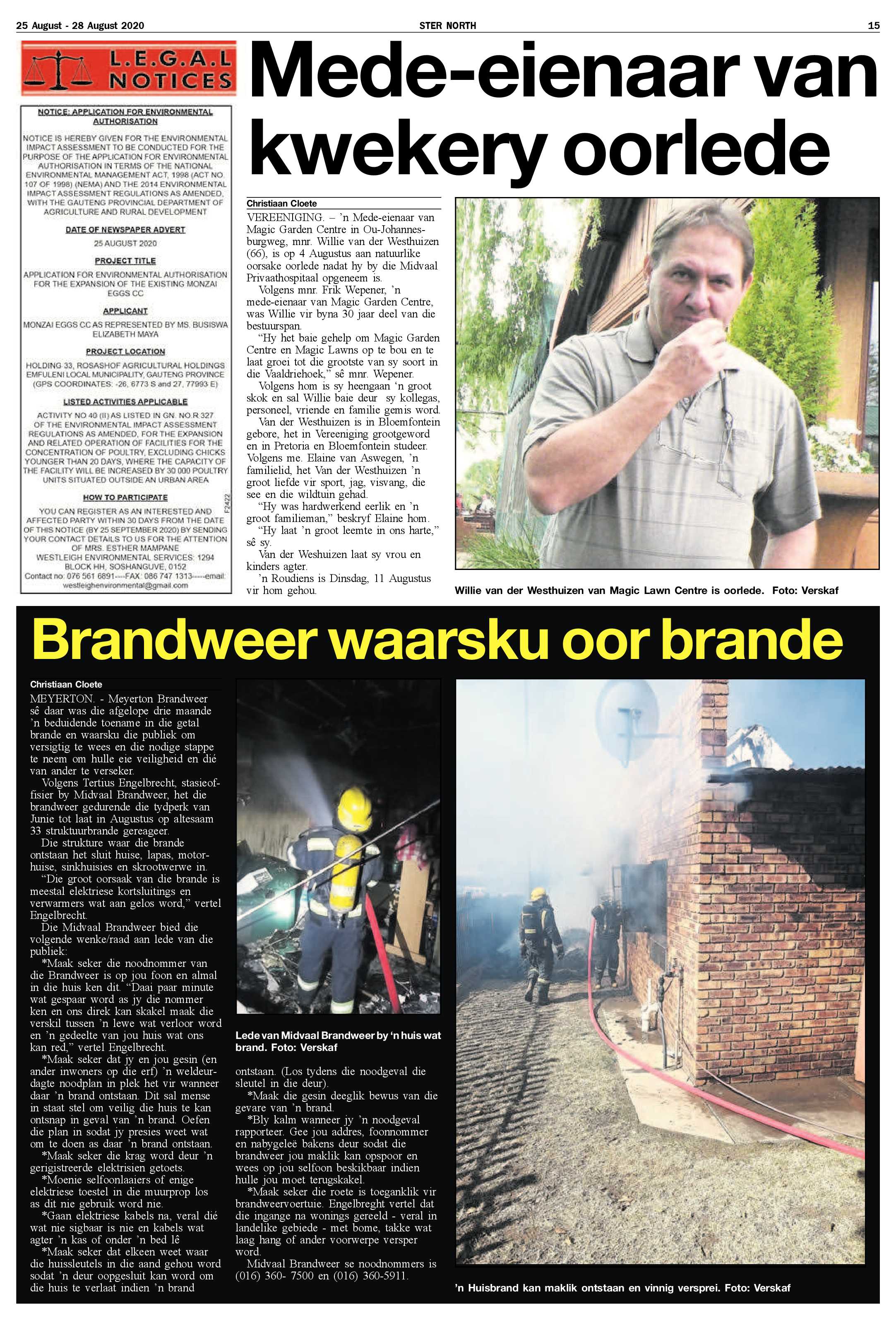 STER NORTH 25 August – 28 August 2020 page 15